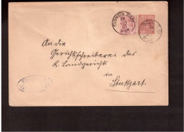 Württemberg Dienstumschlag Von 1887 - Other & Unclassified