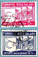 1937 - Intesa Balcanica N° 882-883 - Used Stamps