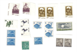 India 18  Stamps NUOVI ** COD.FRA.473 - Unused Stamps