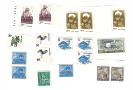 India 18  Stamps NUOVI ** COD.FRA.473 - Nuovi