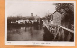 The Brook Dam Soham Old Real Photo Postcard - Other & Unclassified