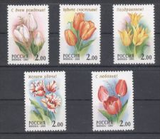 Russia Federation - 2001 Tulips MNH__(TH-6740) - Unused Stamps