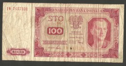 POLAND - BANK POLSKI - STO ZLOTYCH / 100 ZLOTY (WARSAW 1948) - Polonia