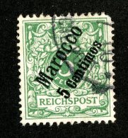 (1208)  Morocco 1899  Mi.2 / Sc.2 Used  Catalogue €3.20 - Deutsche Post In Marokko