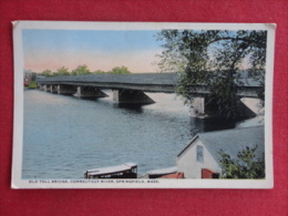 - Massachusetts > Springfield  Old Toll Bridge Connecticut River   1916cancel   Ref 1057 - Springfield