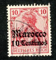 (1217)  Morocco 1906  Mi.36  /   Sc.35  Used  Catalogue €1.50 - Deutsche Post In Marokko