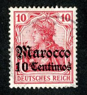 (1218)  Morocco 1906  Mi.36  /   Sc.35  Used  Catalogue €1.50 - Deutsche Post In Marokko