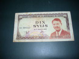 Guinea.  10 Sylis 1971 - Guinée