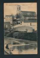 CHAILLÉ LES MARAIS - L'Église Vue Du Canal (animation Lavandière) - Chaille Les Marais