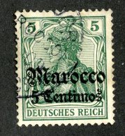 (1236)  Morocco 1906  Mi.35  /   Sc.34  Used  Catalogue €1.50 - Deutsche Post In Marokko