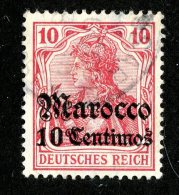 (1237)  Morocco 1906  Mi.36  /   Sc.35  Used  Catalogue €1.50 - Deutsche Post In Marokko