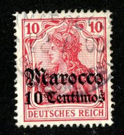 (1243)  Morocco 1906  Mi.36  /   Sc.35  Used  Catalogue €1.50 - Marocco (uffici)