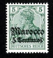 (1244)  Morocco 1906  Mi.35  /   Sc.34  Mint* Light Hinge  Catalogue €8.50 - Deutsche Post In Marokko