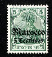 (1246)  Morocco 1906  Mi.35  /   Sc.34  Used  Catalogue €1.50 - Deutsche Post In Marokko