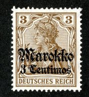 (1264)  Morocco 1911  Mi.46  /   Sc.45  Mnh**  Catalogue €1.30 - Deutsche Post In Marokko