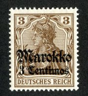 (1266)  Morocco 1911  Mi.46  /   Sc.45  Mint*  Catalogue €.70 - Deutsche Post In Marokko