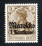 (1281)  Morocco 1911  Mi.46  /   Sc.45  Mint*  Catalogue €.70 - Deutsche Post In Marokko