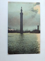 Carte Postale Ancienne : Royal Dock & Tower By Moonlight , GRIMSBY , Stamp 1904 - Sonstige & Ohne Zuordnung