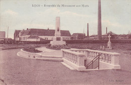 LOOS.  _  Ensemble Du Monument Aux Morts. Presque Parmi Les Grandes Cheminées D'usine. - Loos Les Lille