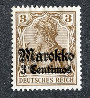 (1287)  Morocco 1911  Mi.46  /   Sc.45  Mint*  Catalogue €.70 - Marokko (kantoren)