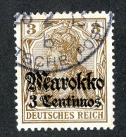 (1305)  Morocco 1911  Mi.46  /   Sc.45  Used  Catalogue €1.00 - Deutsche Post In Marokko