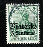 (1315)  Morocco 1911  Mi.47  /   Sc.46  Used  Catalogue €1.30 - Deutsche Post In Marokko