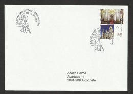 Portugal Cachet Commémoratif Saint Antoine Lisbonne Et Padova Portalegre 2013 Event Pmk St. Antony Lisbon And Padua - Postal Logo & Postmarks