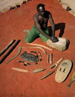 (pf 100) Australia - Aborigines Men And Tool - Aborigeni