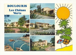 Cp, 83, BOulouris, Les Chênes Verts, Multi-Vues, Voyagée 1979 - Boulouris