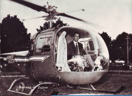 Elicottero Aeronautica  G.Agusta Con Statua Della Madonna - Hubschrauber
