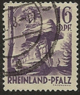 GERMANY 1948 16 D.pf Violet SG FR25 U OP236 - Andere & Zonder Classificatie