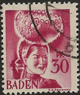 GERMANY 1948 30 Pf Mauve SG FB20 U OP233 - Sonstige & Ohne Zuordnung