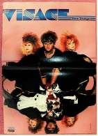 Kleines Poster  -  Band Visage (Steve Strange )  -  Rückseite : Bruce Springsteen  -  Von Pop-Rocky Ca. 1982 - Posters