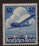 GERMANY 1936 Lufthansa HM SG 600 LI214 - Airmail & Zeppelin