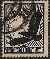 GERMANY 1934 100pf Black Air SG 534 U OP122 - Correo Aéreo & Zeppelin