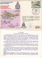 Dutch / Netherlands, , Autograph RAF Cover, Militaria, Airplane, Tree, Defence, Anti Ship, Telecom, War History, Jersey - Cartas & Documentos