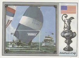 Dominica-1977 America´s Cup MS MNH - Dominique (1978-...)