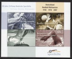 Germany (Federal Republic) - 2007 Sports Block MNH__(THB-3313) - Sonstige & Ohne Zuordnung