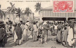 Afrique Noire. Sénégal   Saint Louis:  Marché  A La Volaille   (Voir Scan) - Sénégal