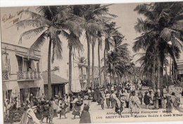 Afrique Noire. Sénégal  St Saint Louis:  Avenue Dodds A Guet N'Dar    (Voir Scan) - Sénégal