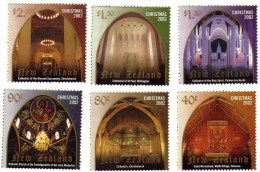 New Zealand / Christmas / Church / Cathedrals - Used Stamps