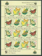 San Marino - 1993 Butterflies Sheet MNH__(THB-498) - Blocs-feuillets