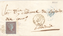 FRONTAL DE SOBRE CARTA EPOCA ISABEL II - Briefe U. Dokumente