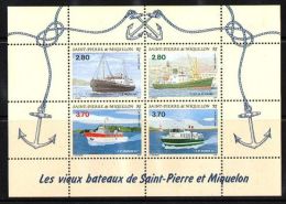 St.Pierre & Miquelon - 1994 Ships Block MNH__(TH-2121) - Blokken & Velletjes