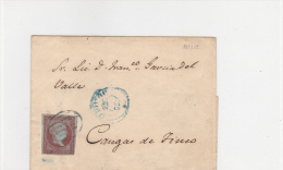 FRONTAL DE SOBRE CARTA EPOCA ISABEL II - Briefe U. Dokumente