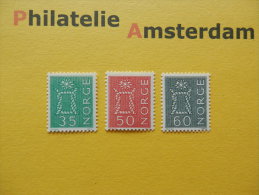 Norway 1962, KNOTS & POLAR STAR / KNOPEN EN POOLSTER: Mi 482-84, ** - Unused Stamps