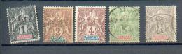 DAH  254 - YT 3-6-7-8(*)-9 Obli - Used Stamps