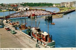 (PF 400) Very Old Postcard - Carte Ancienne - Isle Of Man - Ramsay Harbour - Man (Eiland)