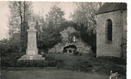 CPSM 56 SAINT GONNERY LA GROTTE LE MONUMENT AUX MORTS - Other & Unclassified