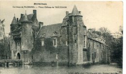 CPA 56 ENVIRONS DE PLOERMEL VIEUX CHÂTEAU DE TRECESSON - Ploërmel